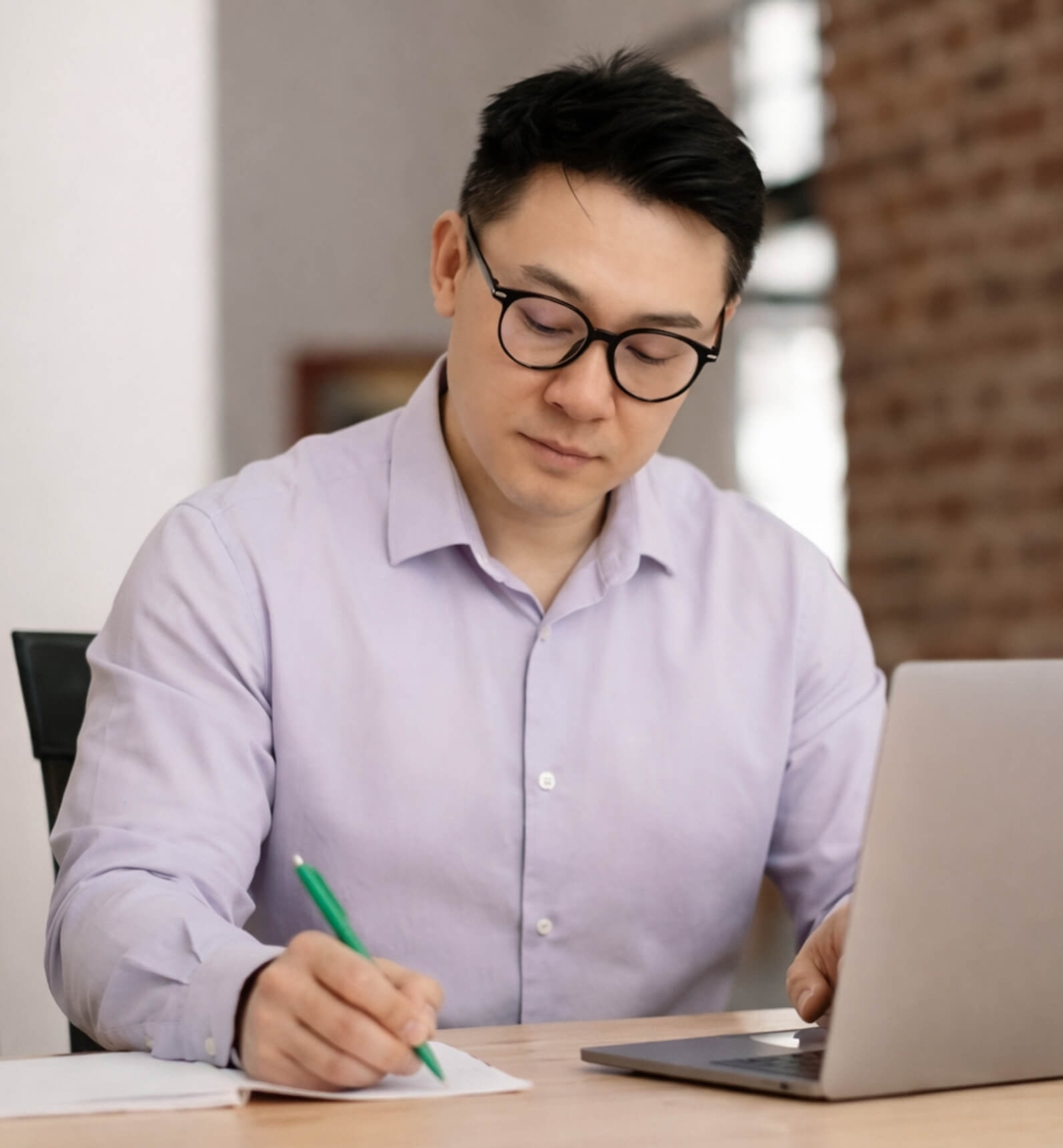 lecturer giving exam instructions